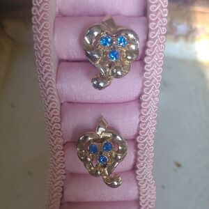 Vintage Coro Gold and Blue